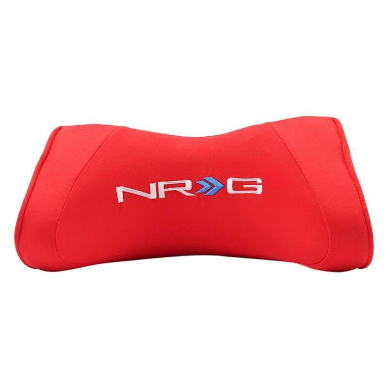 NRG Memory foam Neck Pillow for any seats- Red - SA-001RD