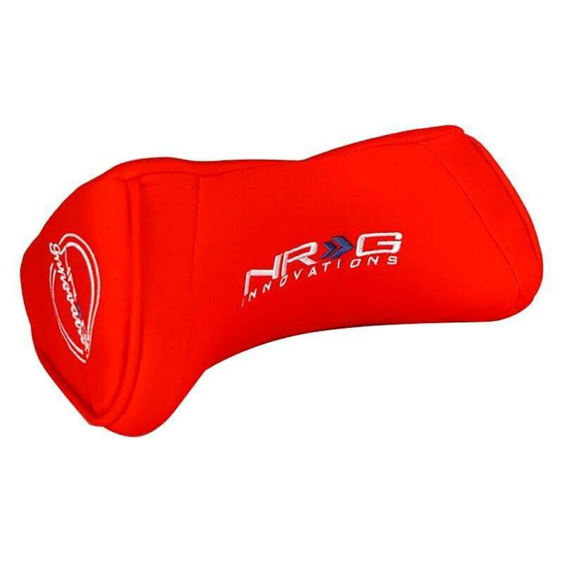 NRG Memory foam Neck Pillow for any seats- Red Lighte - SA-002RDL