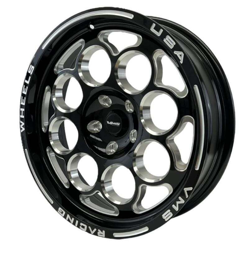 VMS Racing Modulo 18 x 5" Front Street Drag Race Wheel (2005-2014 Mustang w/o Brembos / 2015-2026 Mustang w/ Brembos) - VWMO031
