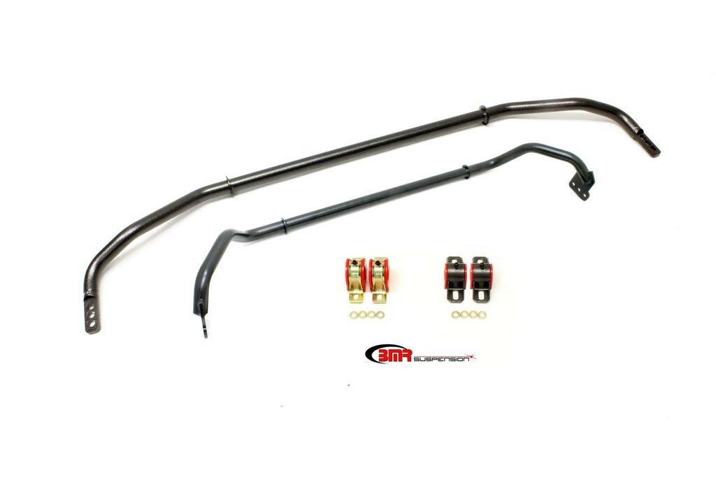 BMR SB037H 2012 5th Gen Camaro Zl1 Sway Bar Kit With Bushings, Front (SB016) And Rear (SB033) (Black Hammertone)