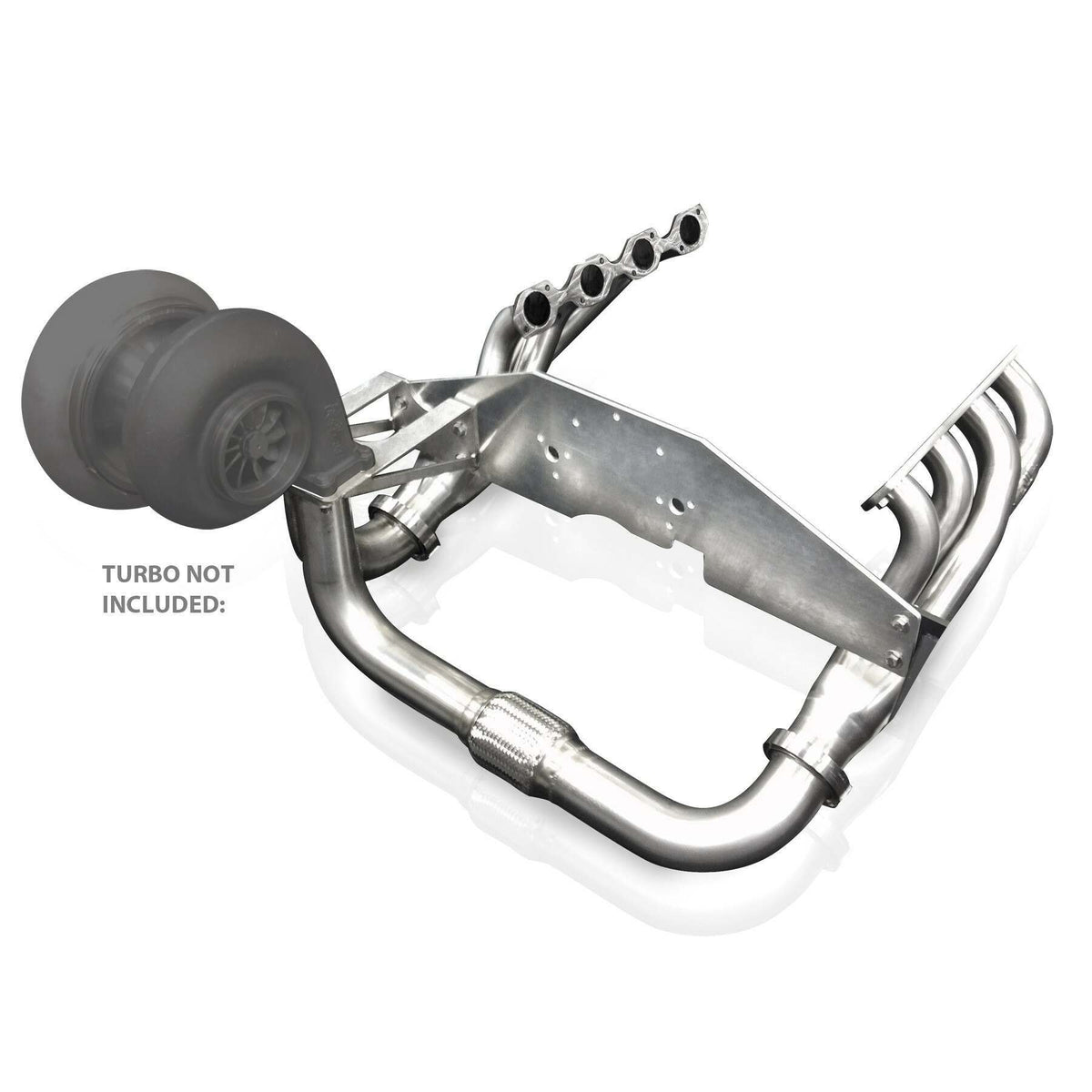 Stainless Works Turbo Header Kit 1-7/8" Down &amp; Forward Performance Connect (2015-2019 F-150) - SBFDFTKIT-TFHP