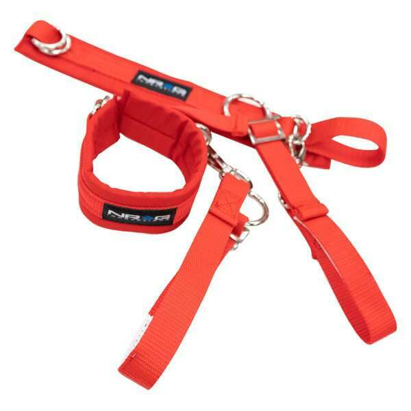 NRG SFI 3.3 Arm Restraints one pair in Red - SBH-AR01RD