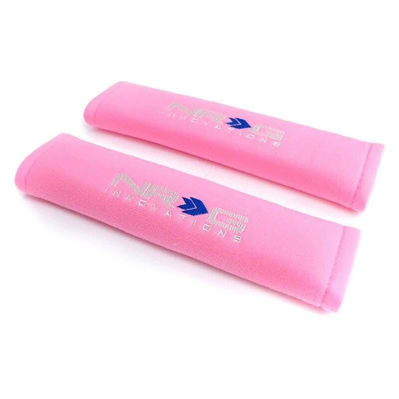 NRG Seat Belt Pads 2.7" (wide) x 11" - Pink (2piece) Short - SBP-27PK