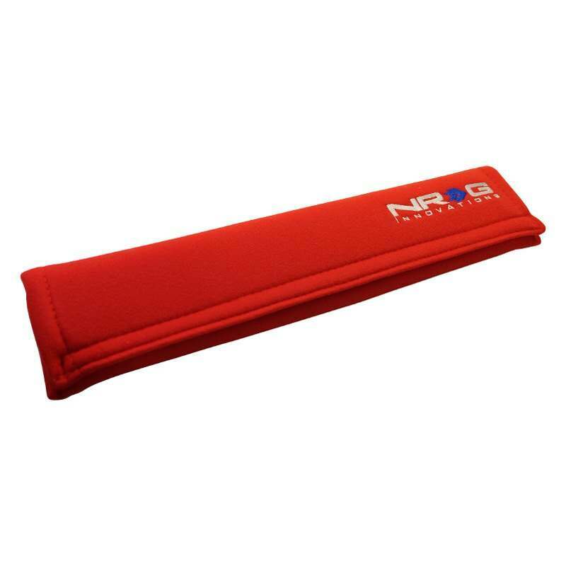 NRG Seat Belt Pads 3.5" (wide) x 17.3" - Red (1piece) Long - SBP-35RD