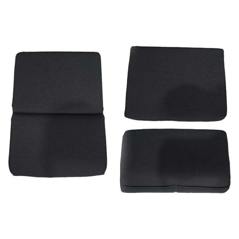 NRG FRP Bucket Seat Cushion- Black Fabric 3 pcs - SC-300BK