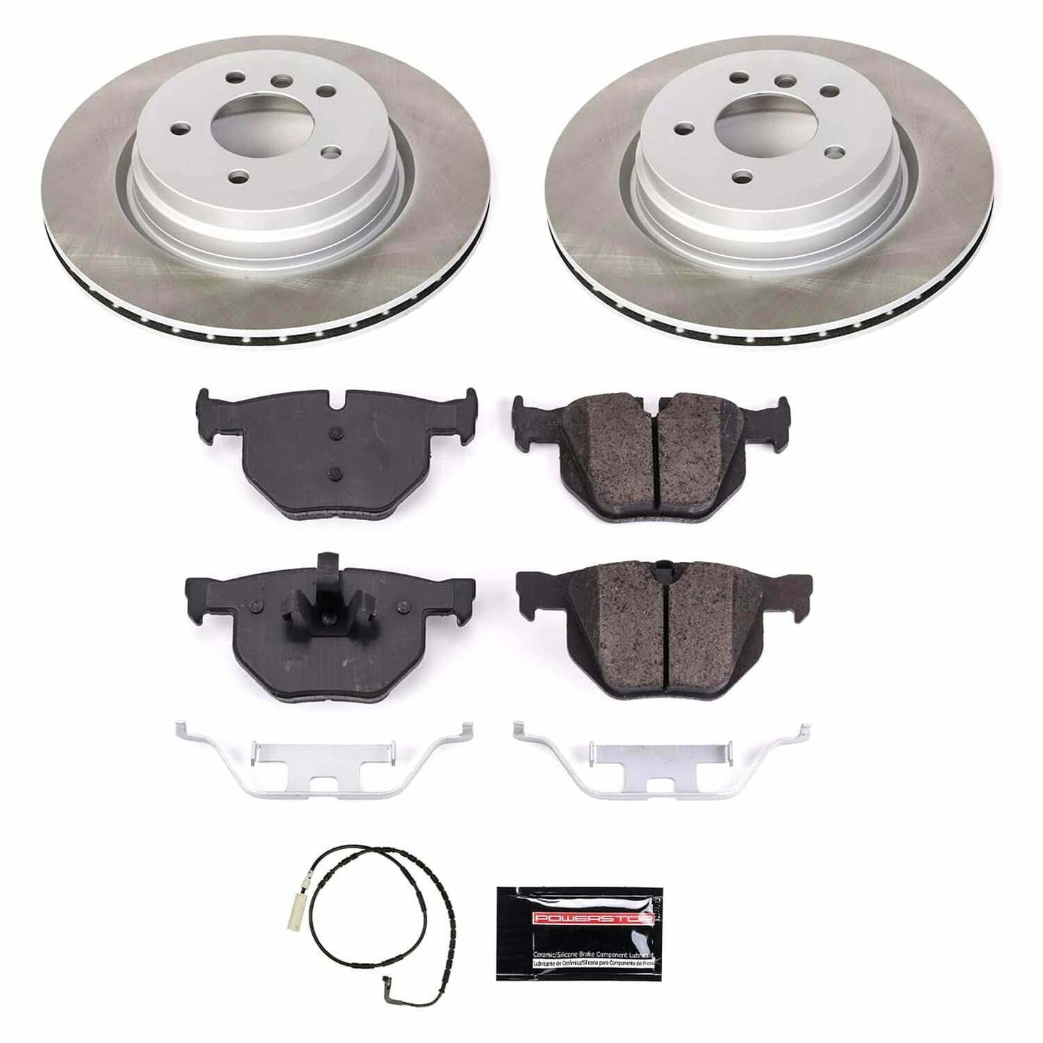 Power Stop 07-08 BMW 335xi Rear Semi-Coated Rotor Kit - SC045
