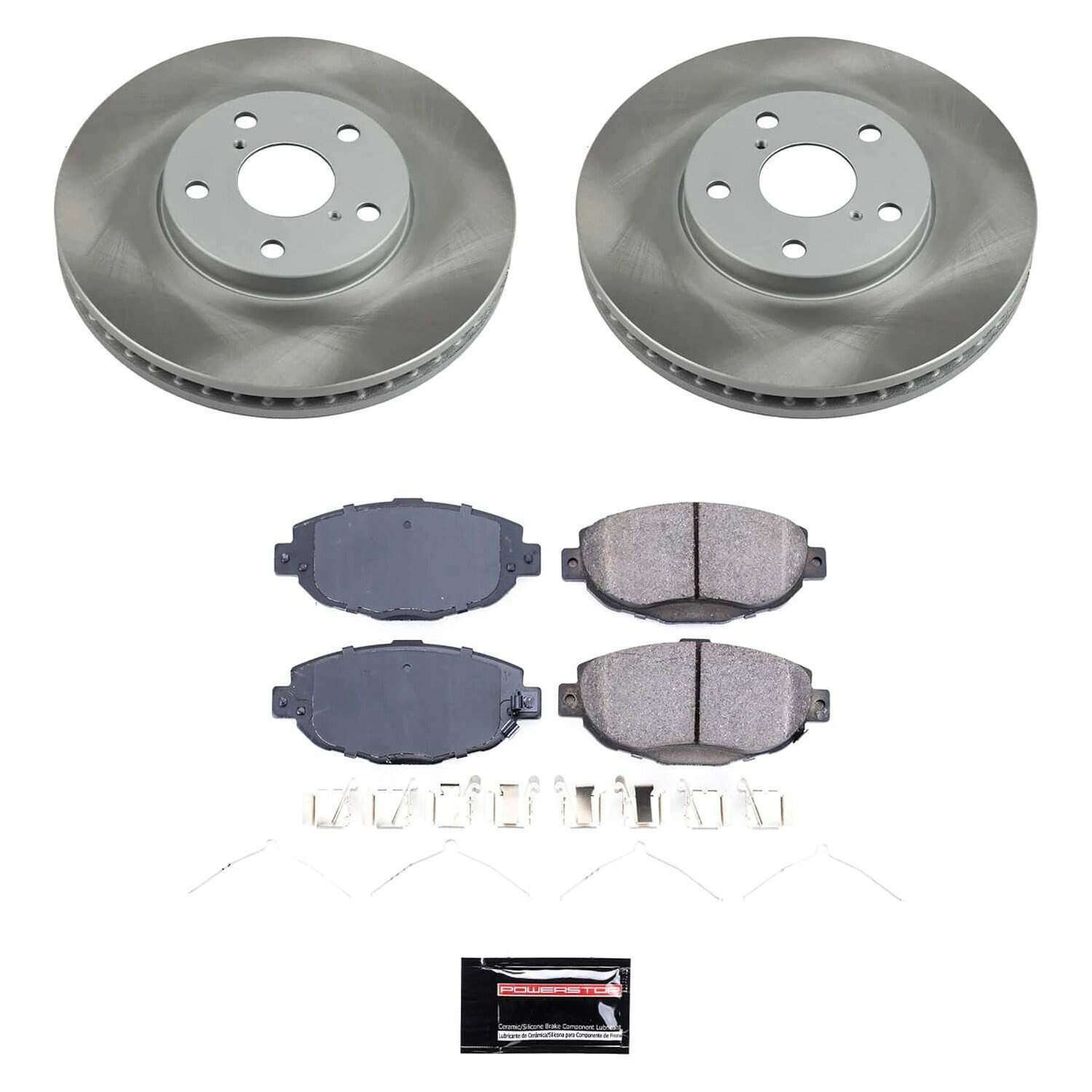 Power Stop 92-00 Lexus SC400 Front Semi-Coated Rotor Kit - SC1073