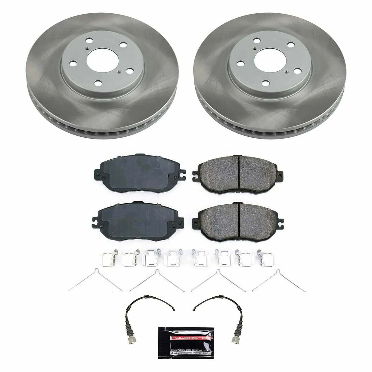 Power Stop 93-94 Lexus LS400 Front Semi-Coated Rotor Kit - SC1075