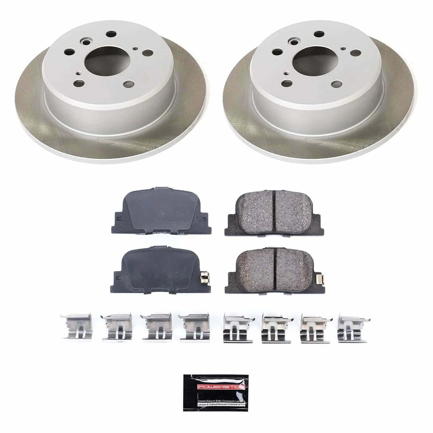 Power Stop 00-01 Toyota Camry Rear Semi-Coated Rotor Kit - SC1084