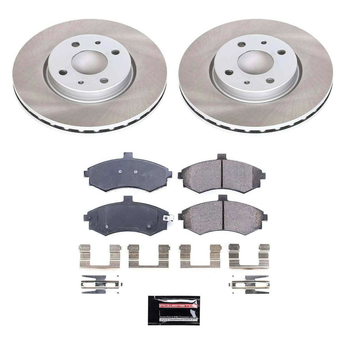 Power Stop 02-05 Hyundai Elantra Front Semi-Coated Rotor Kit - SC1093