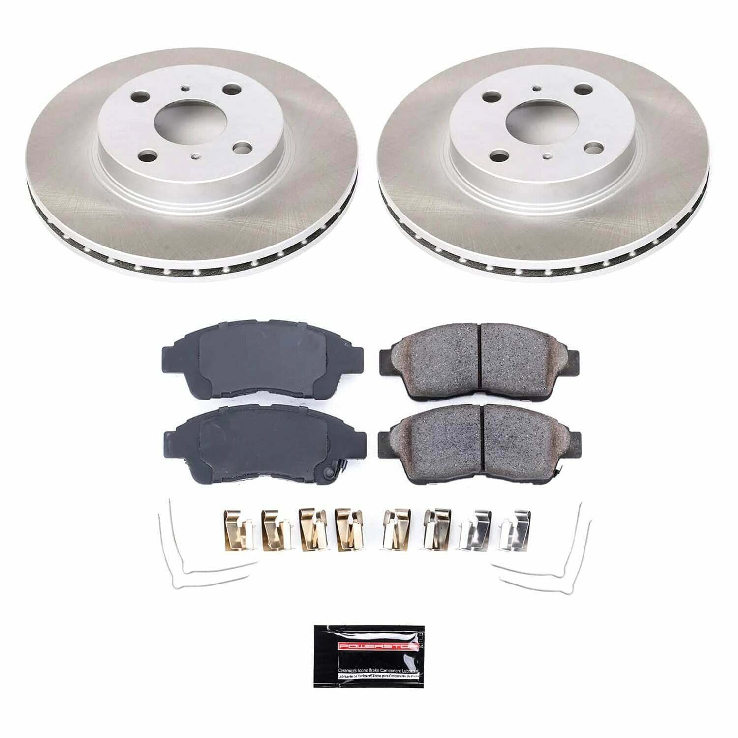Power Stop 93-97 Toyota Corolla Front Semi-Coated Rotor Kit - SC1151