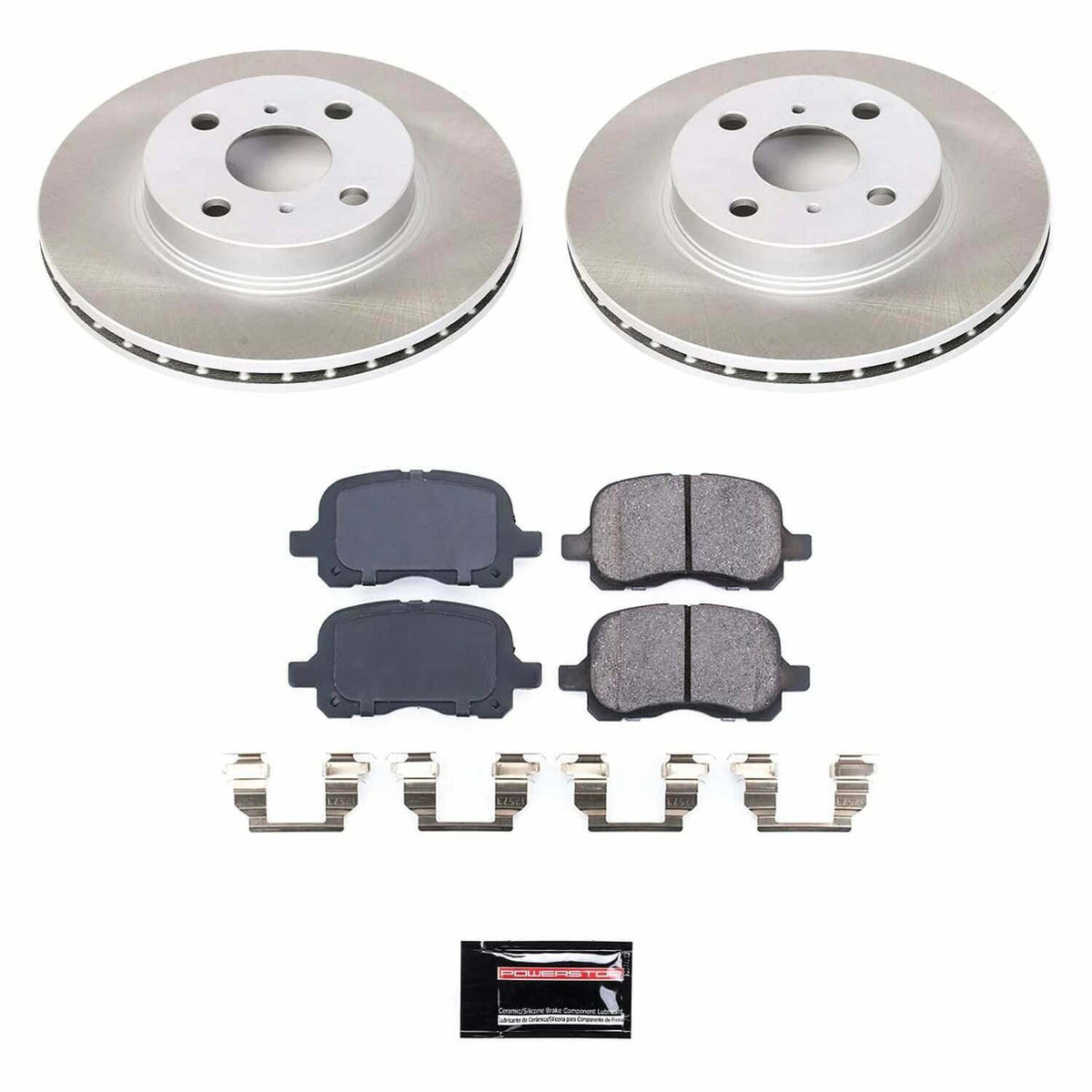 Power Stop 98-02 Toyota Corolla Front Semi-Coated Rotor Kit - SC1152