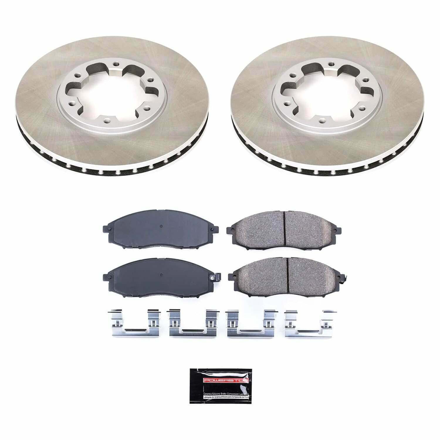 Power Stop 00-04 Nissan Xterra Front Semi-Coated Rotor Kit - SC1176