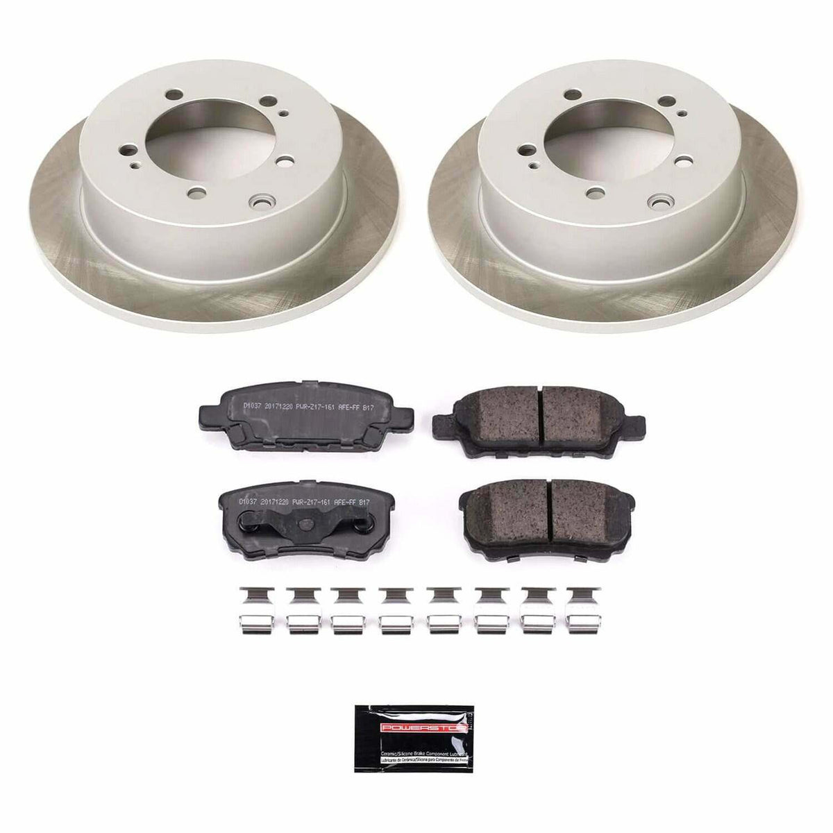 Power Stop 05-06 Mitsubishi Outlander Rear Semi-Coated Rotor Kit - SC1202