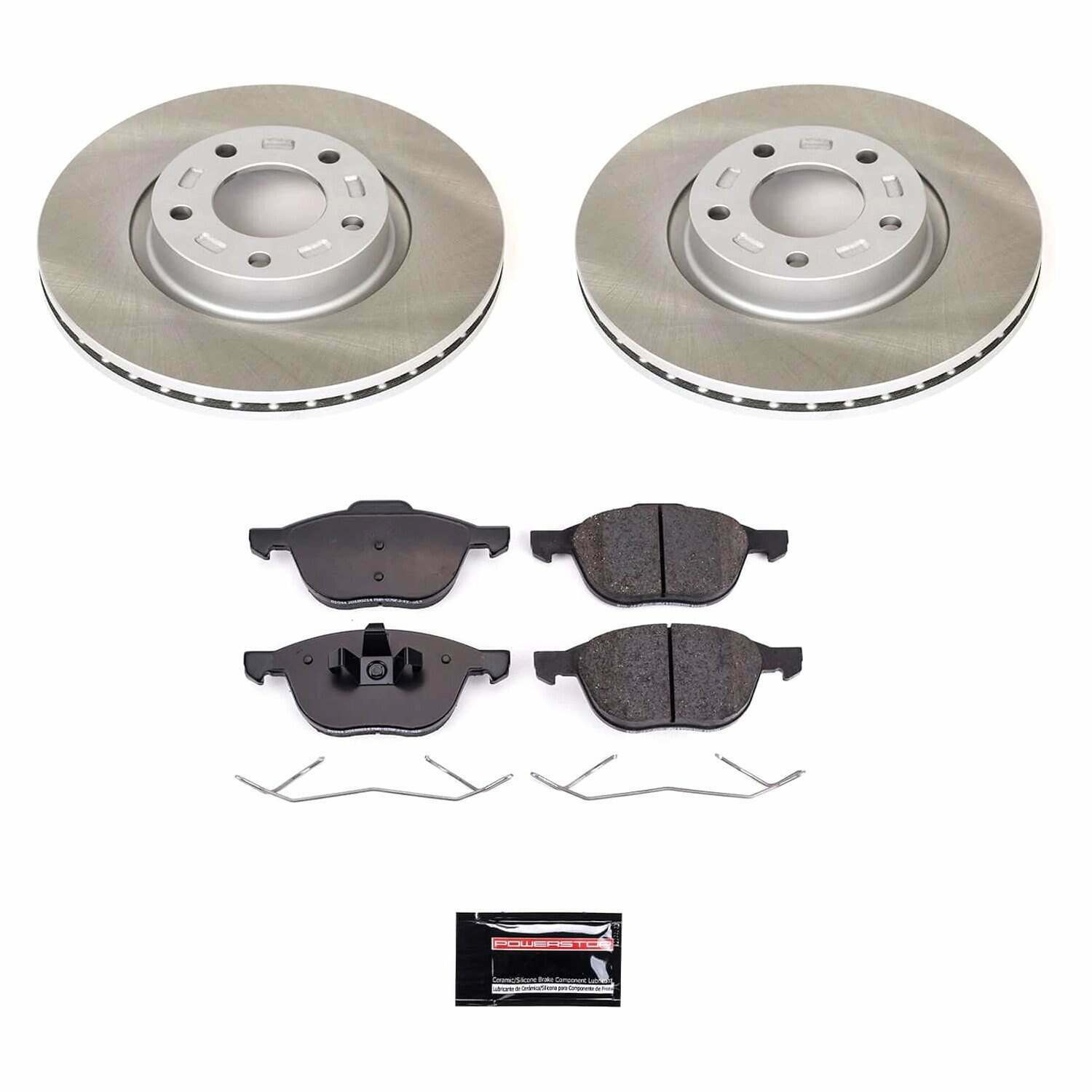 Power Stop 12-15 Mazda 5 Front Semi-Coated Rotor Kit - SC125