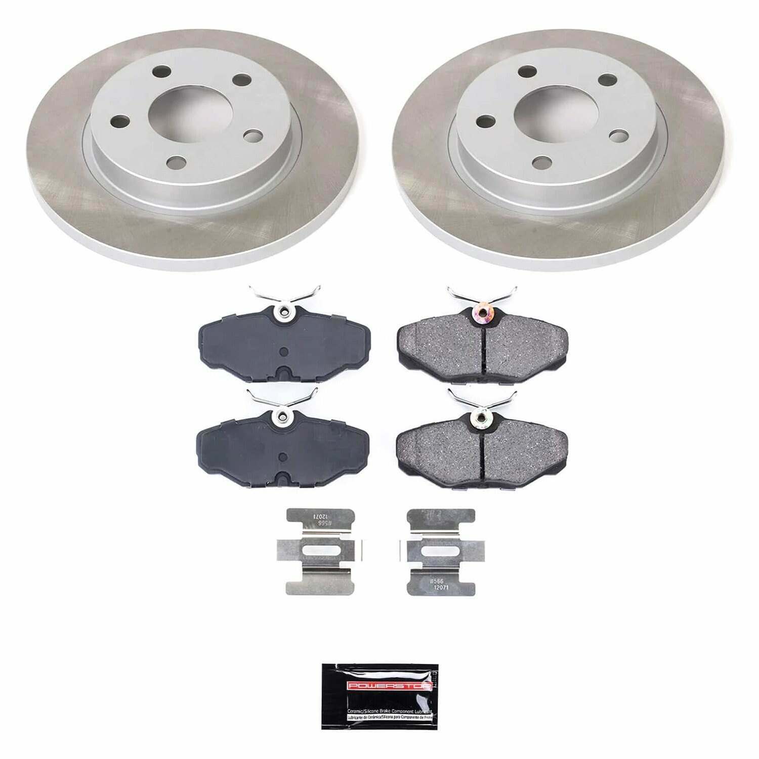 Power Stop 93-05 Mercury Sable Rear Semi-Coated Rotor Kit - SC1298