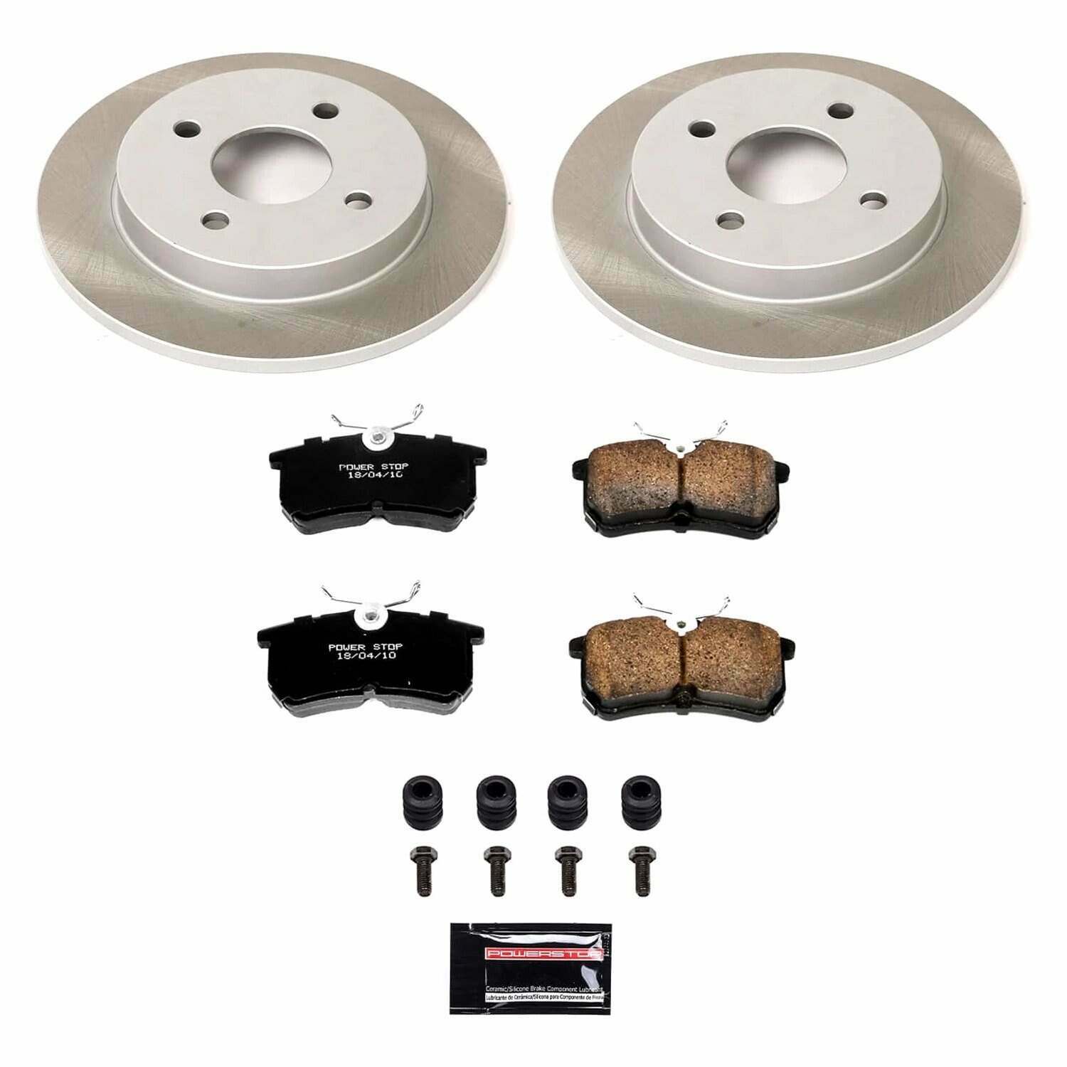 Power Stop 01-07 Ford Focus Rear Semi-Coated Rotor Kit - SC1363