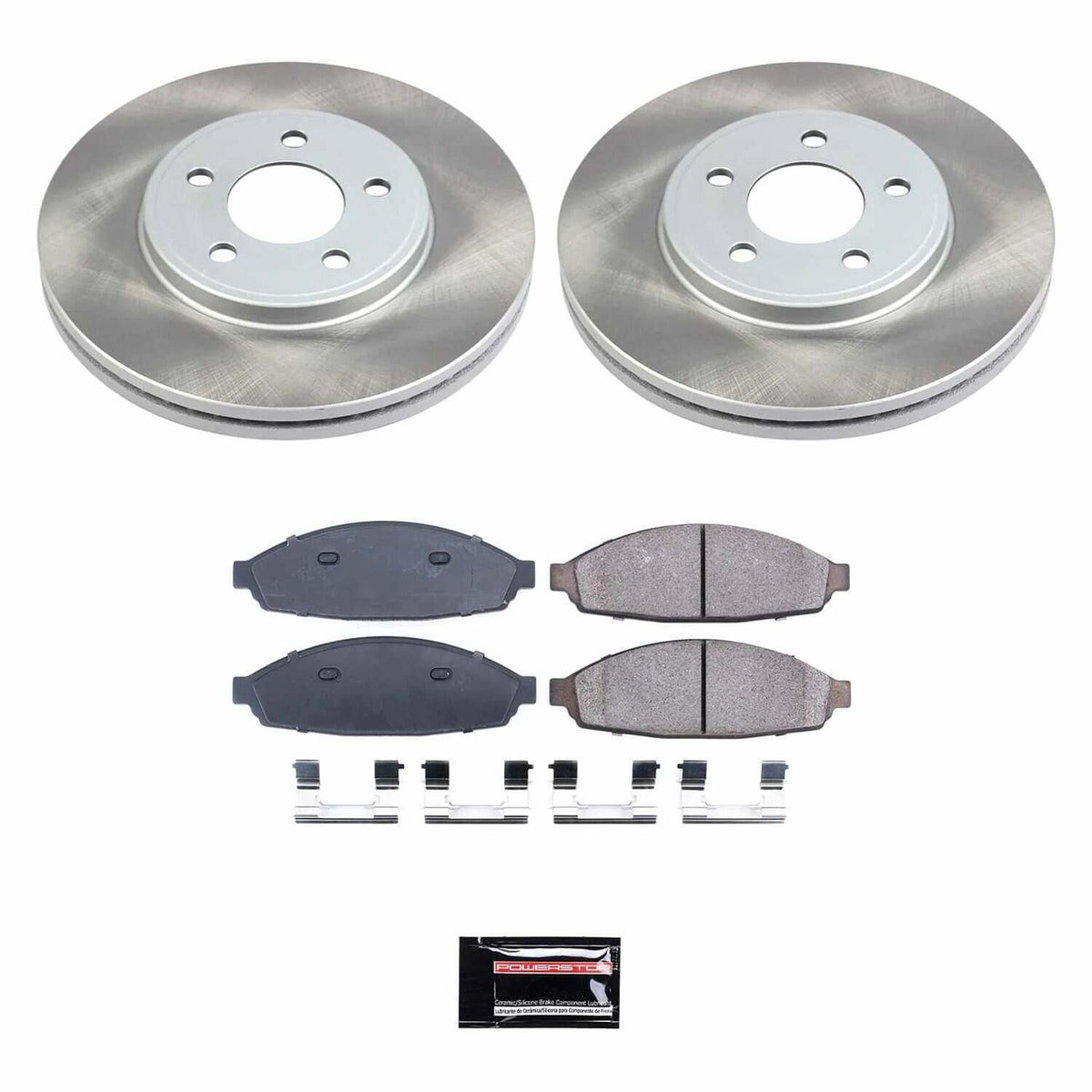 Power Stop 03-04 Mercury Marauder Front Semi-Coated Rotor Kit - SC1364