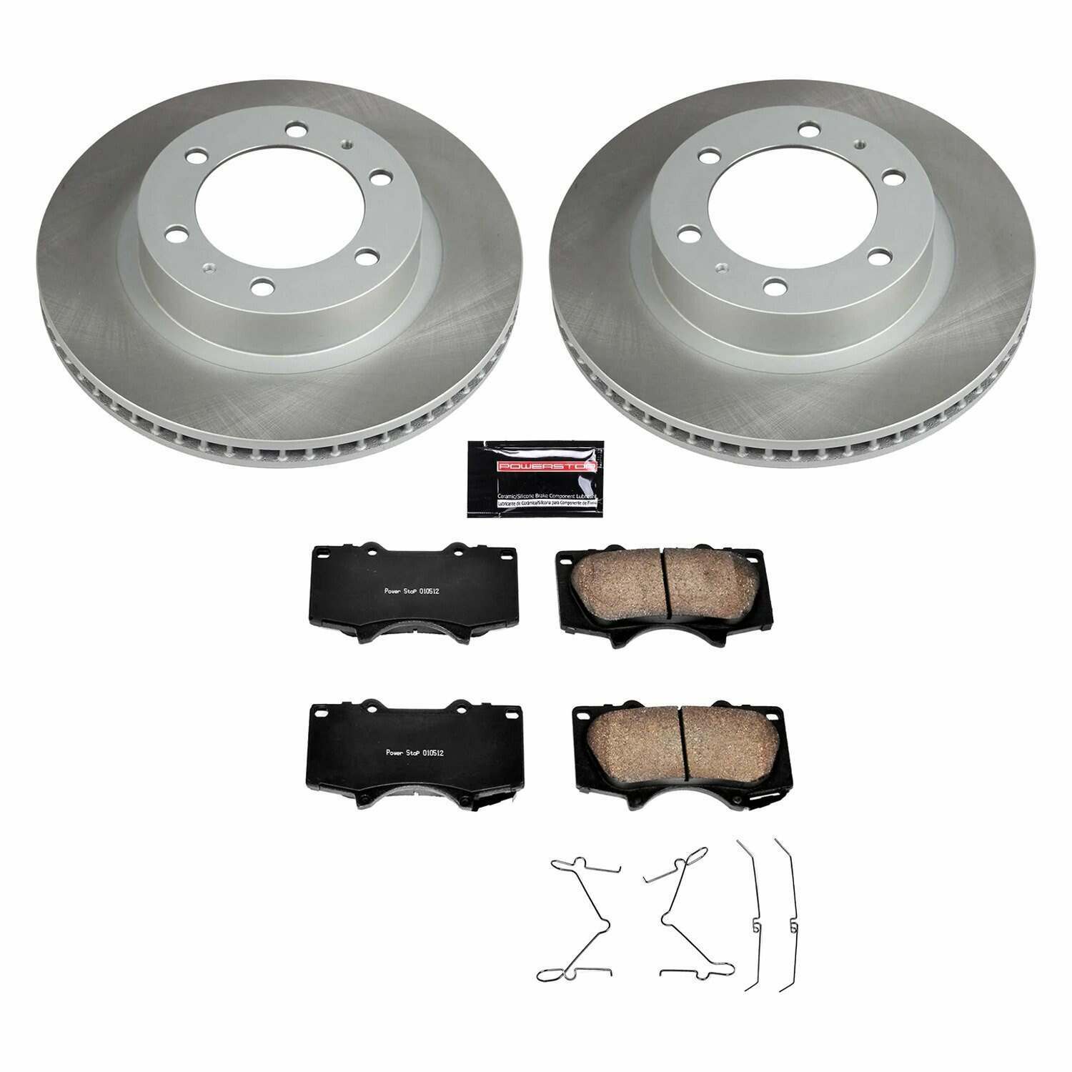 Power Stop 05-22 Toyota Tacoma Front Semi-Coated Rotor Kit - SC137