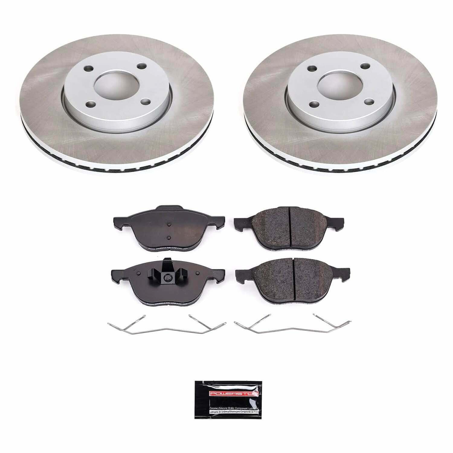 Power Stop 05-07 Ford Focus Front Semi-Coated Rotor Kit - SC1377