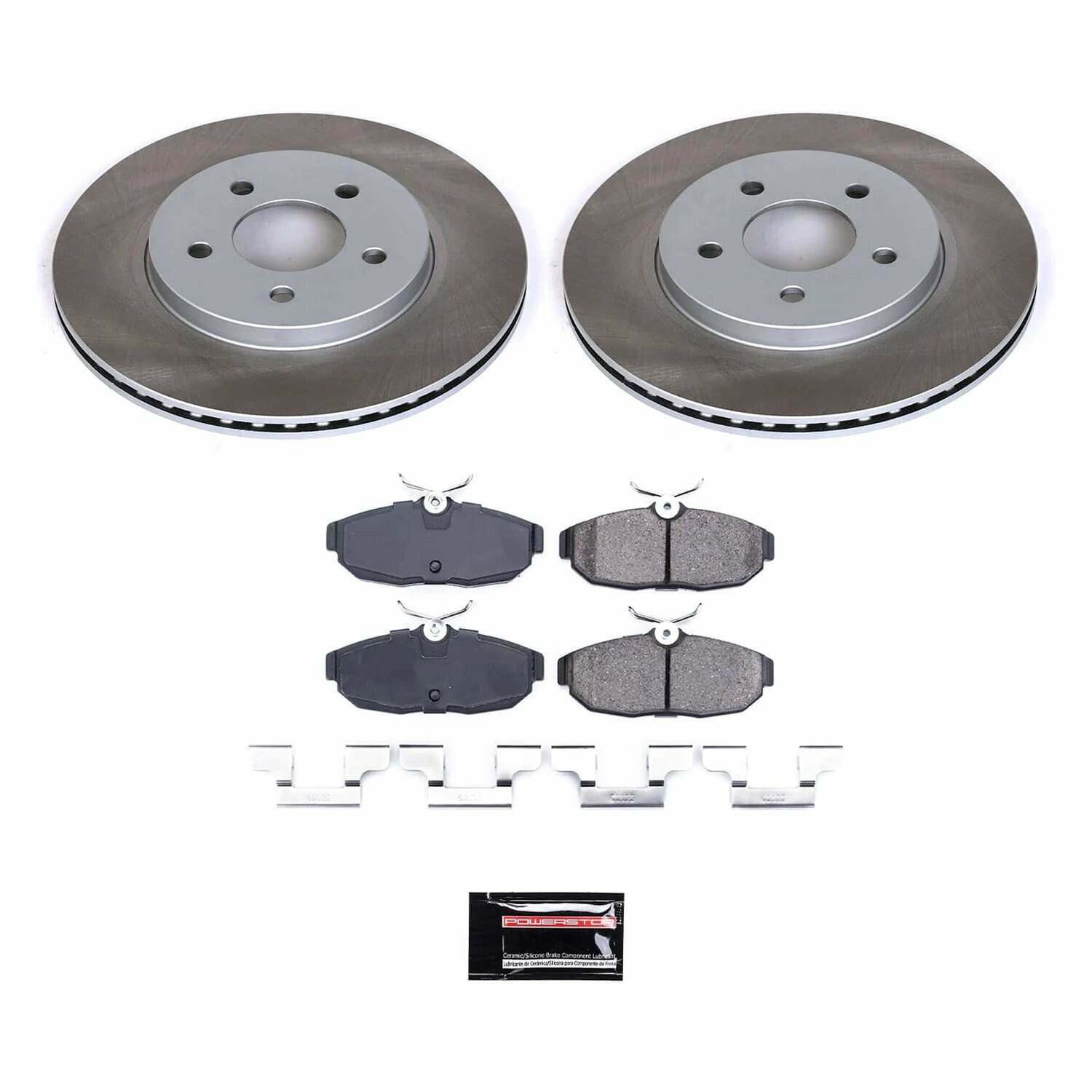 Power Stop 05-11 Ford Mustang Rear Semi-Coated Rotor Kit - SC1384
