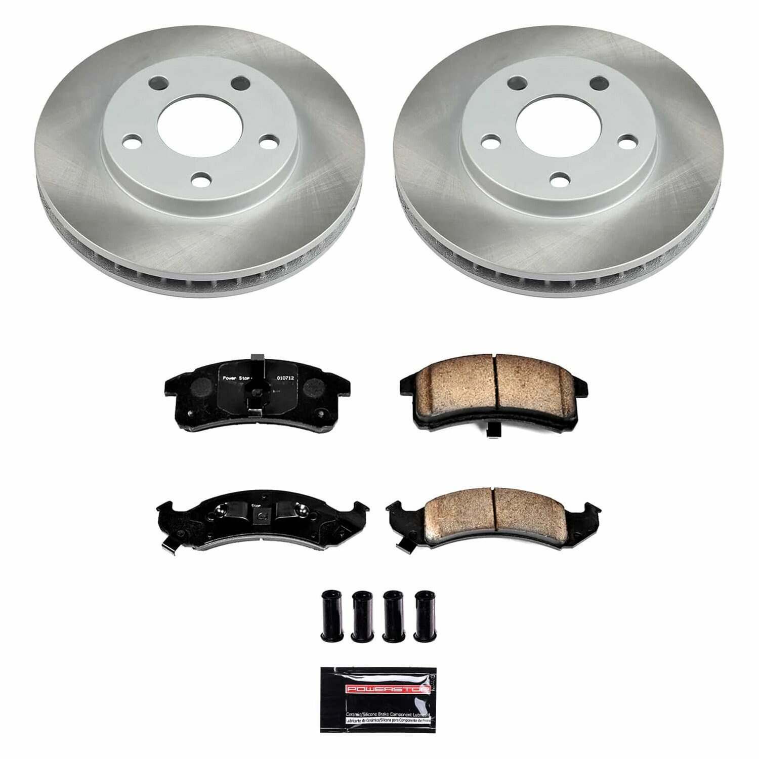 Power Stop 94-96 Pontiac Trans Sport Front Semi-Coated Rotor Kit - SC1534