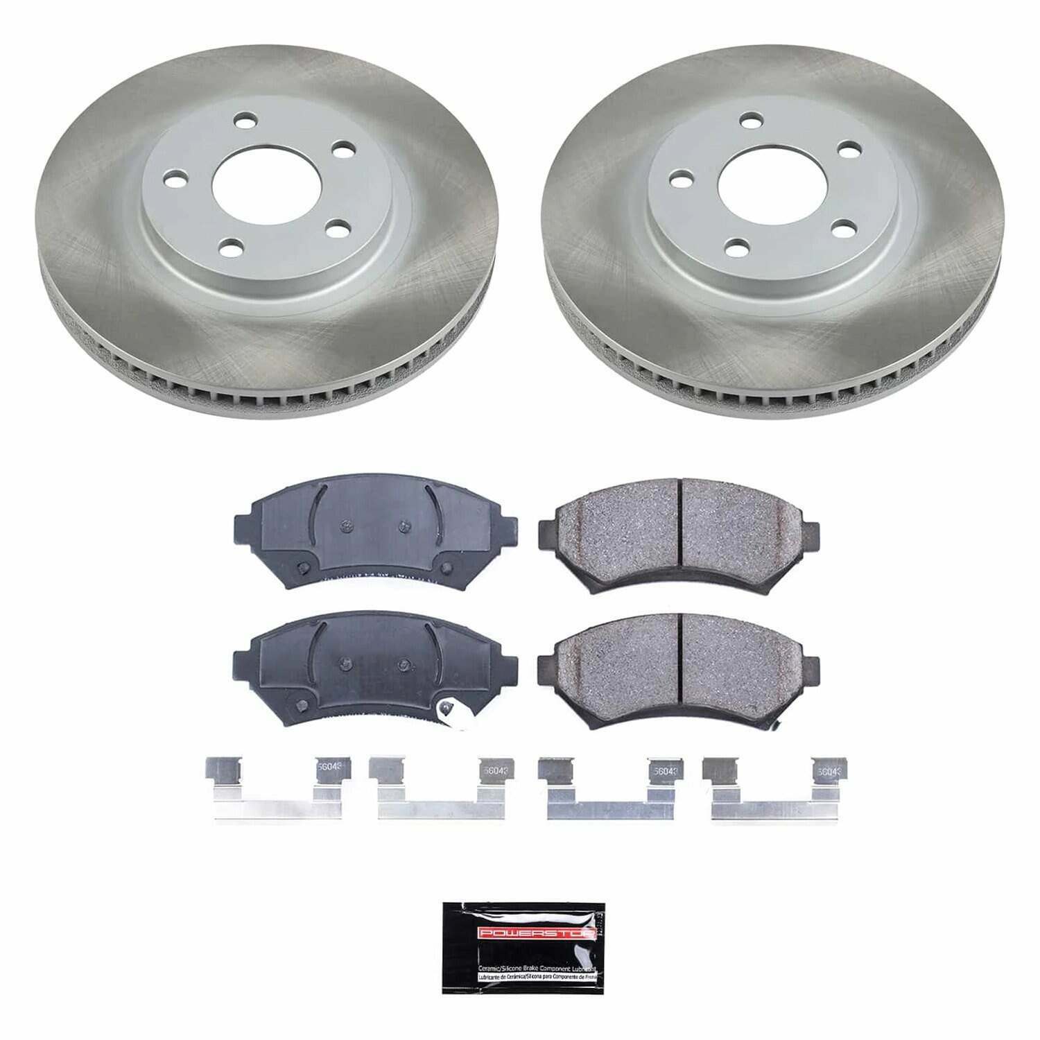 Power Stop 00-05 Pontiac Bonneville Front Semi-Coated Rotor Kit - SC1542