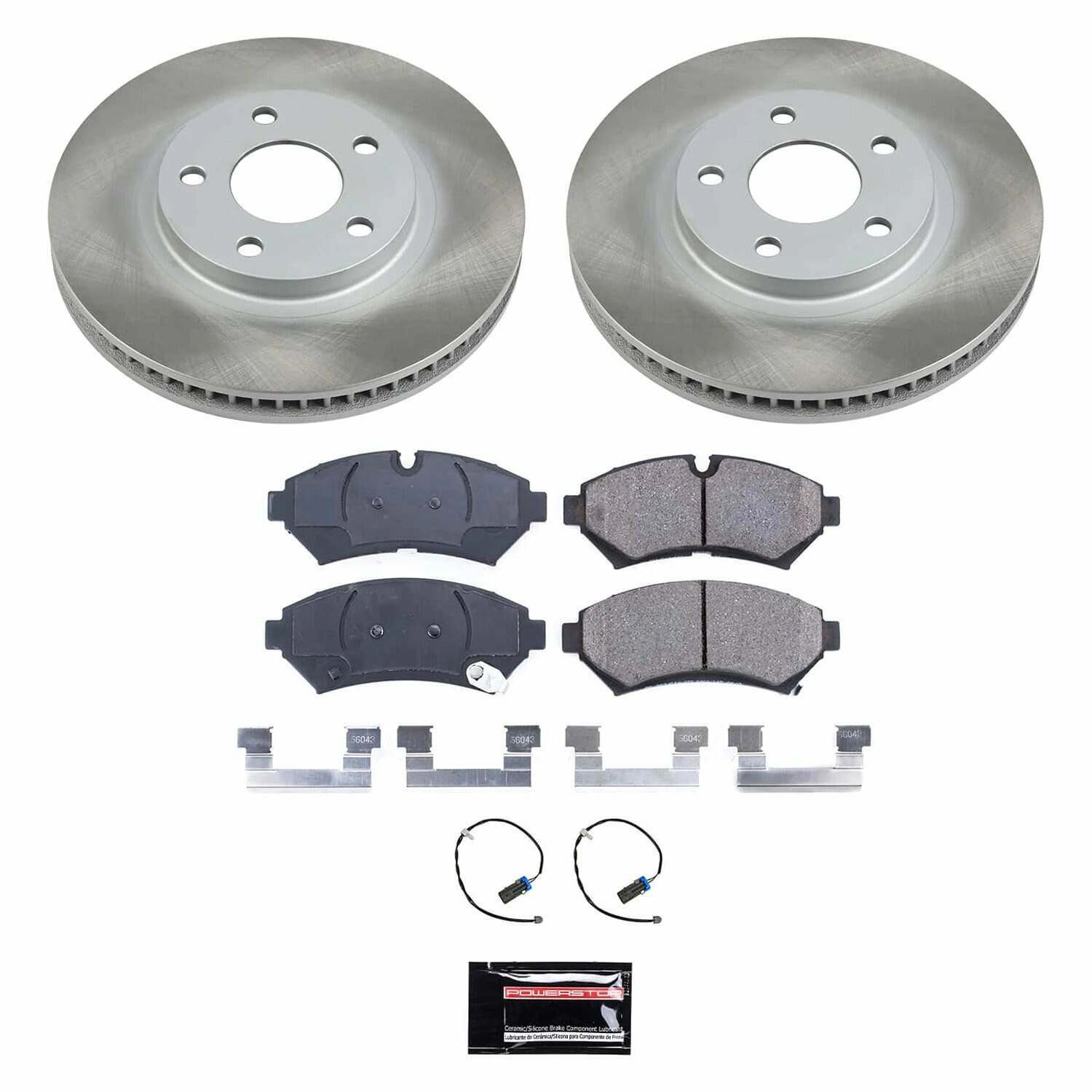 Power Stop 98-02 Cadillac Seville Front Semi-Coated Rotor Kit - SC1549