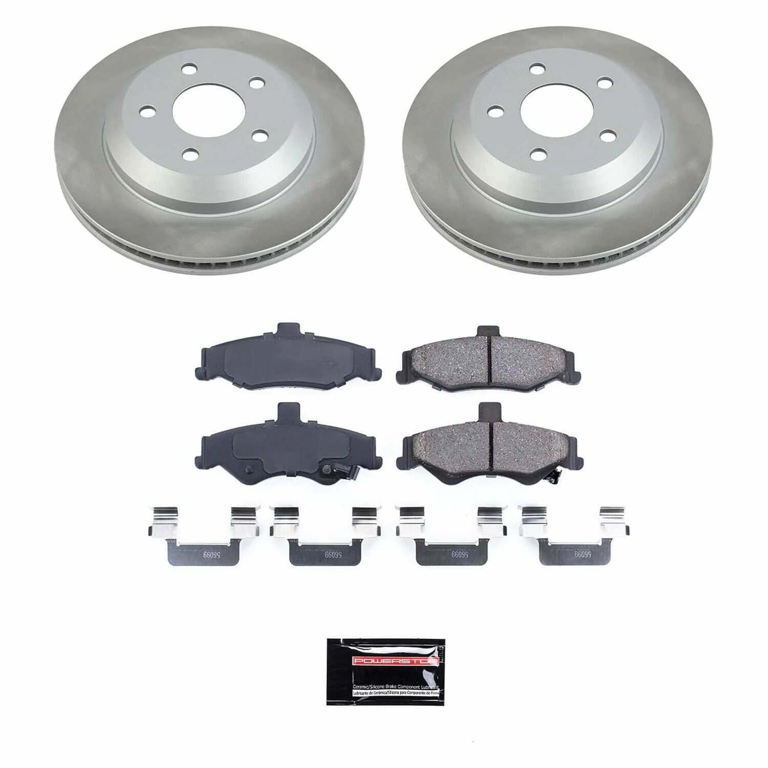Power Stop 98-02 Pontiac Firebird Rear Semi-Coated Rotor Kit - SC1568