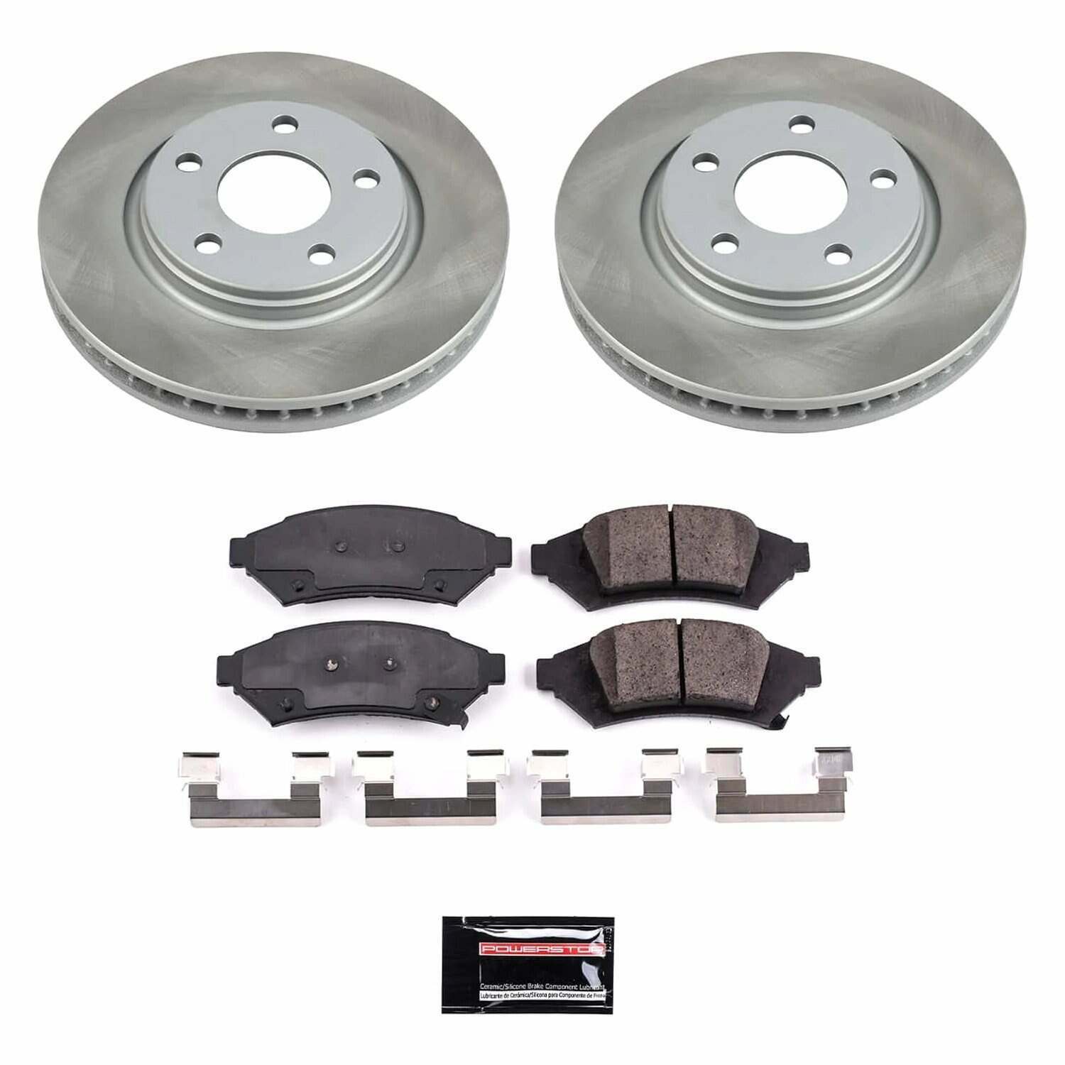 Power Stop 2004 Pontiac Grand Prix Front Semi-Coated Rotor Kit - SC1586