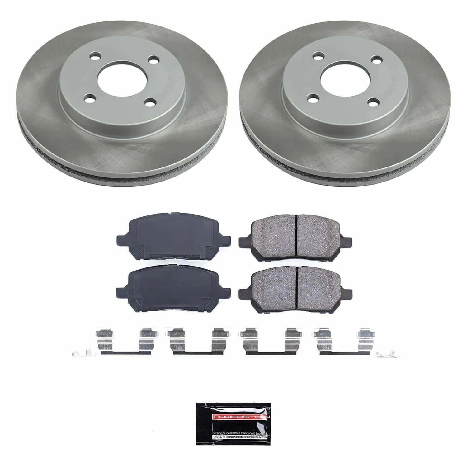 Power Stop 03-07 Saturn Ion Front Semi-Coated Rotor Kit - SC1604