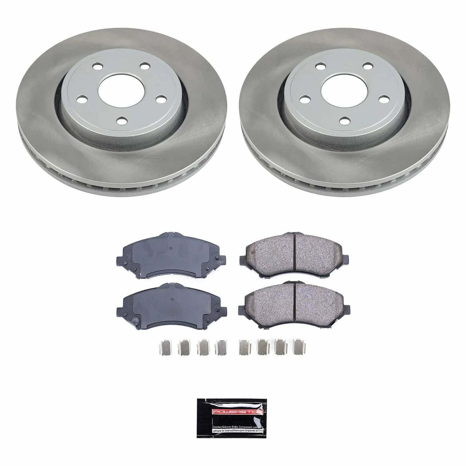 Power Stop 08-12 Jeep Liberty Front Semi-Coated Rotor Kit - SC1631