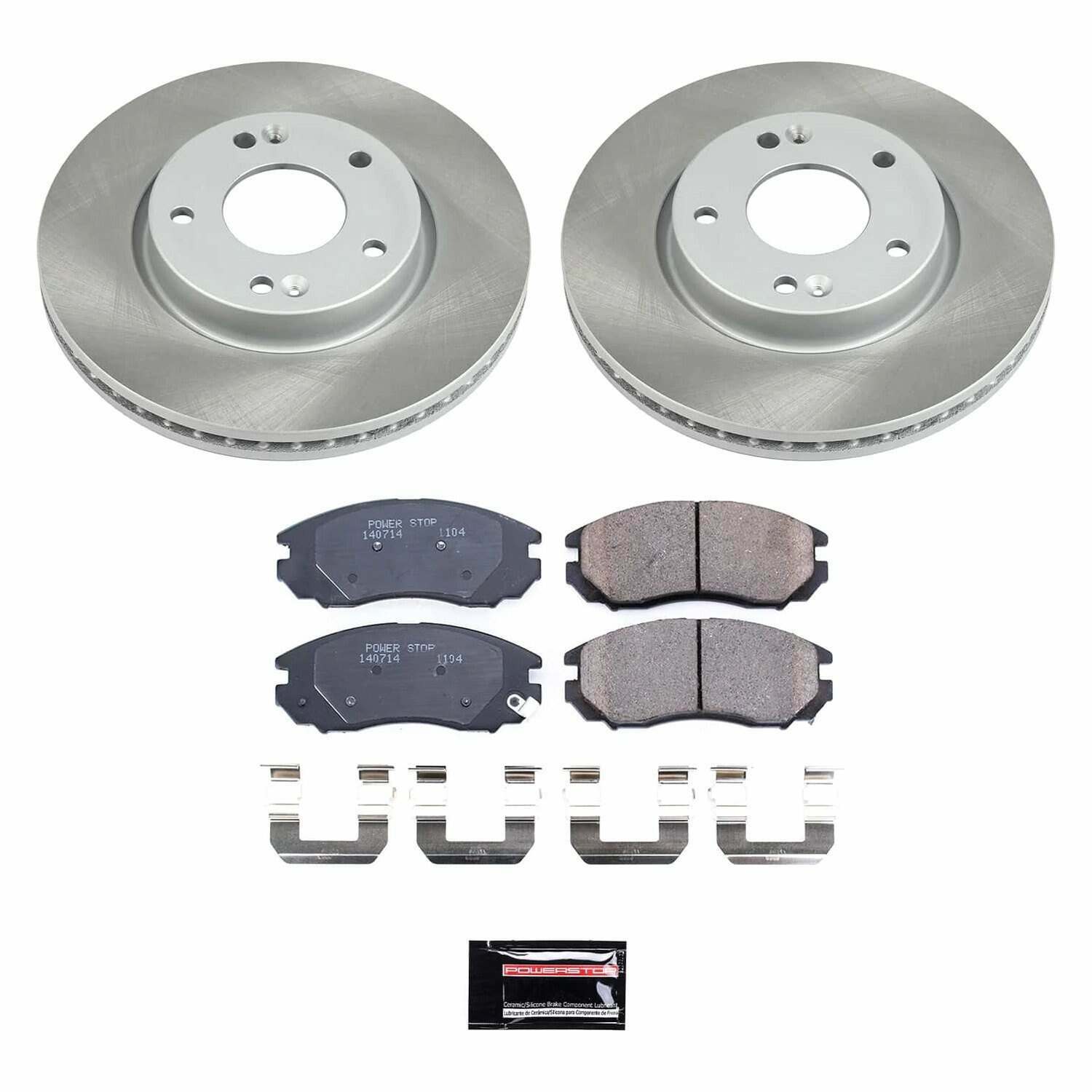 Power Stop 04-06 Hyundai Tiburon Front Semi-Coated Rotor Kit - SC163