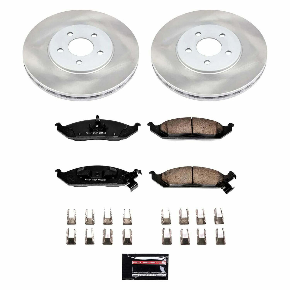 Power Stop 96-00 Plymouth Breeze Front Semi-Coated Rotor Kit - SC1679
