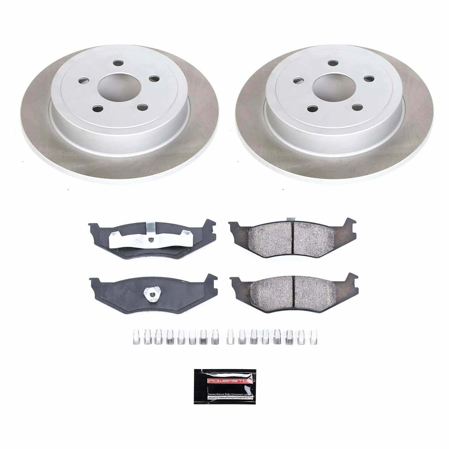 Power Stop 95-01 Plymouth Neon Rear Semi-Coated Rotor Kit - SC1687
