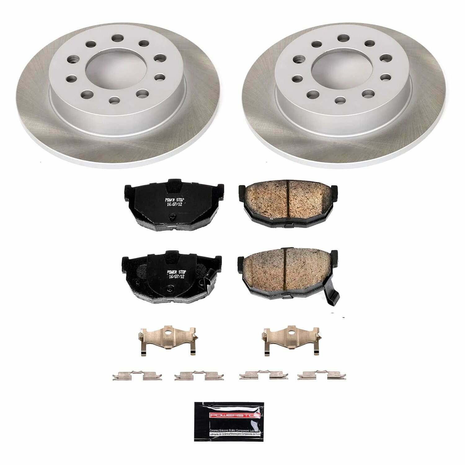 Power Stop 03-08 Hyundai Tiburon Rear Semi-Coated Rotor Kit - SC170