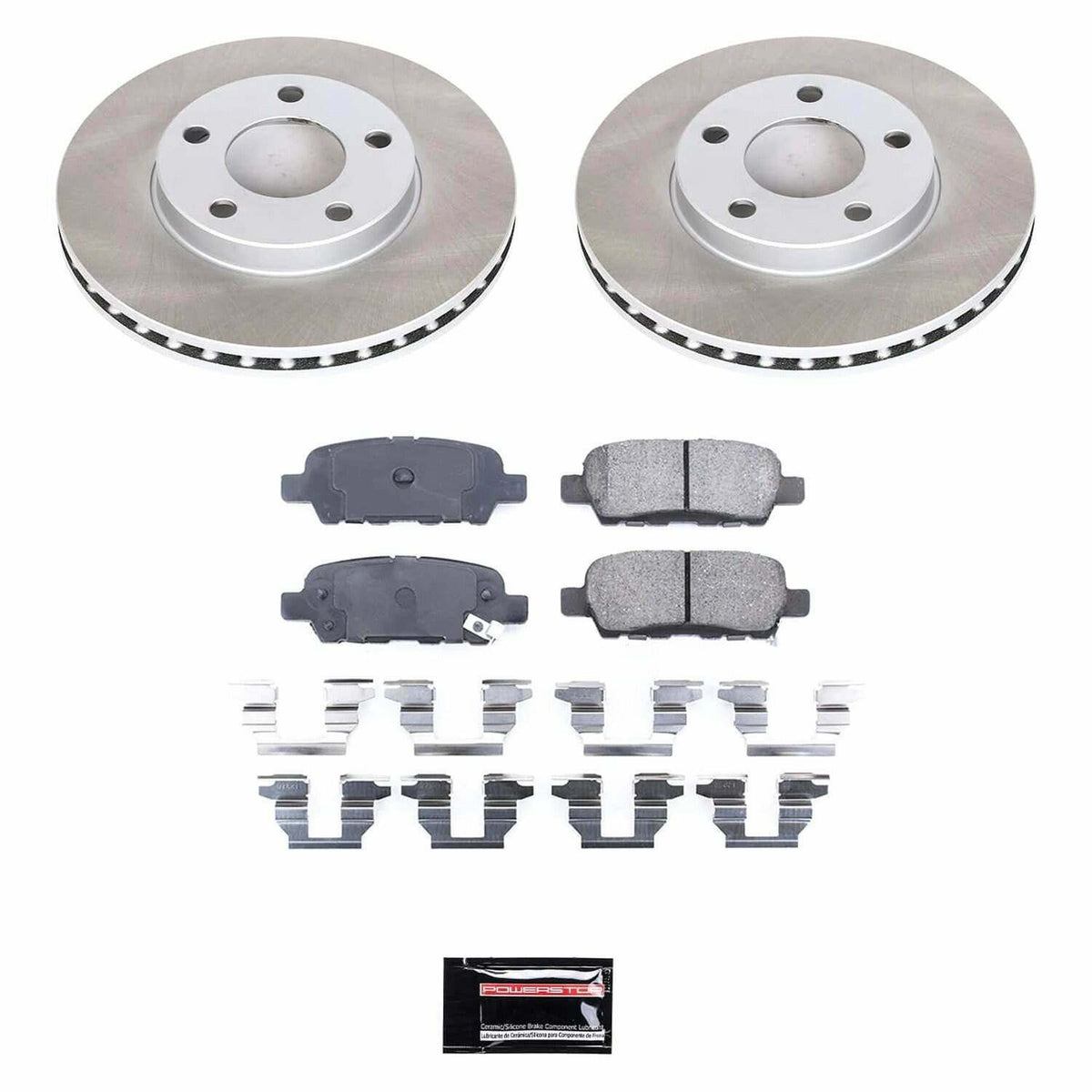 Power Stop 09-14 Nissan Maxima Rear Semi-Coated Rotor Kit - SC179