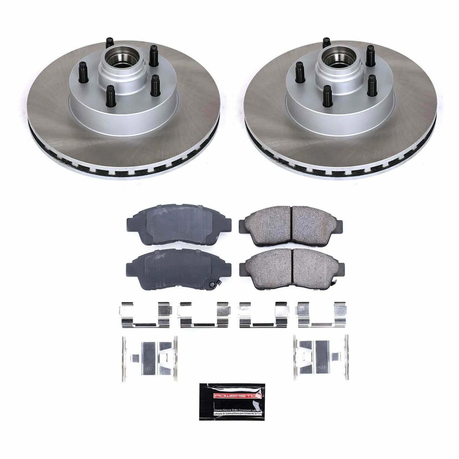 Power Stop 97-01 Mercury Mountaineer Front Semi-Coated Rotor Kit - SC1854