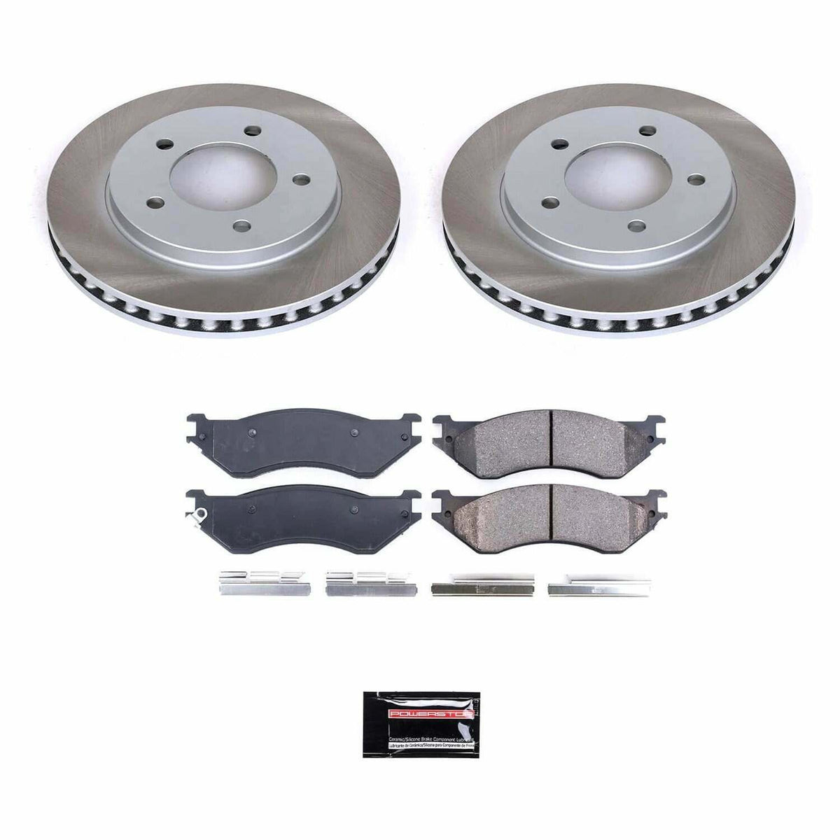 Power Stop 98-02 Lincoln Navigator Front Semi-Coated Rotor Kit - SC1869