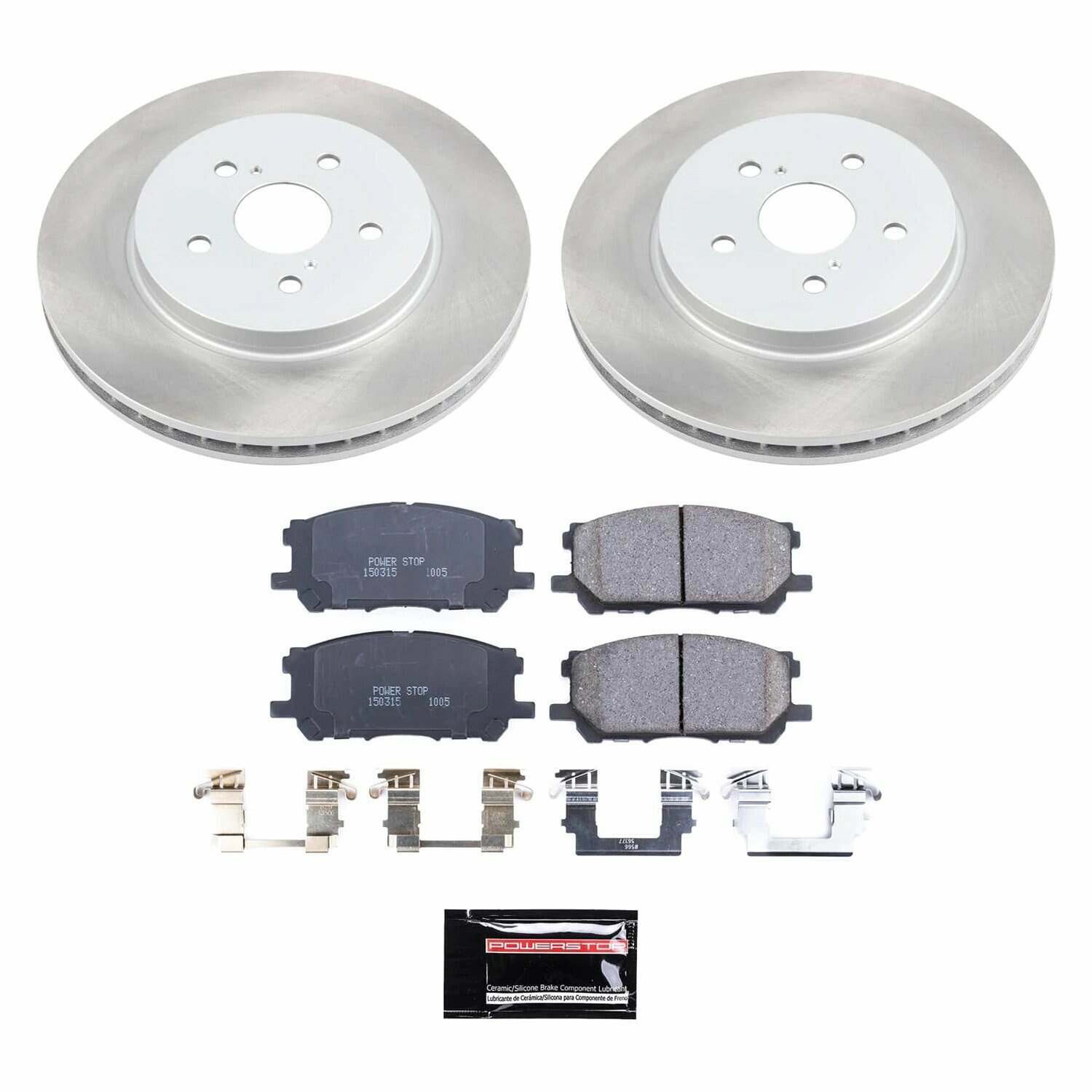 Power Stop 06-07 Toyota Highlander Front Semi-Coated Rotor Kit - SC196