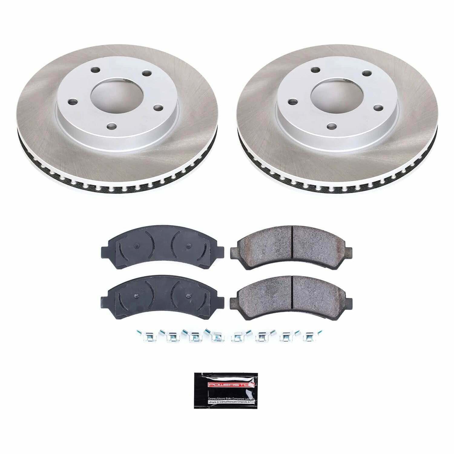 Power Stop 97-01 Oldsmobile Bravada Front Semi-Coated Rotor Kit - SC2004