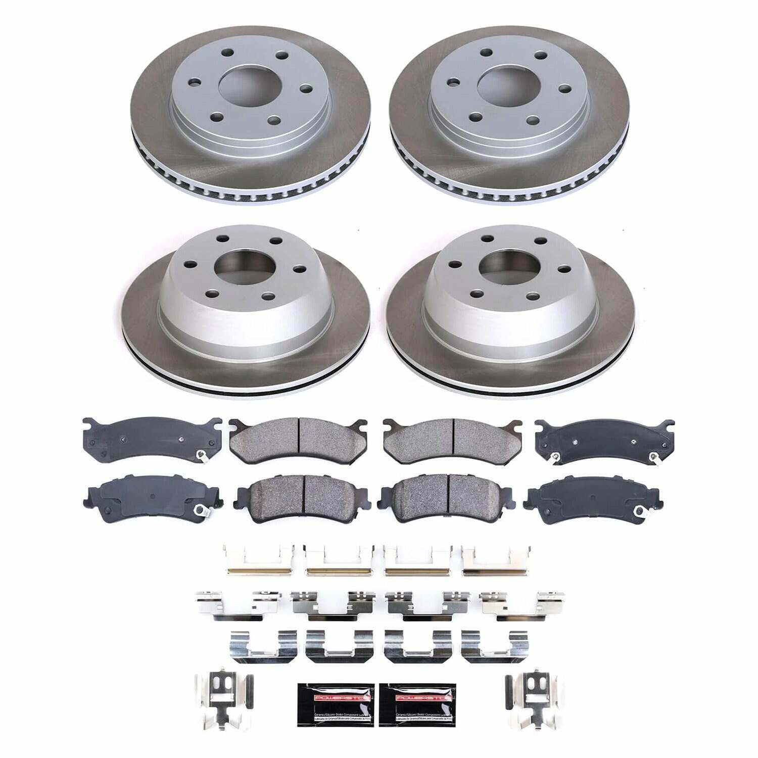 Power Stop 03-05 Chevrolet Astro Front and Rear Semi-Coated Rotor Kit - SC2010