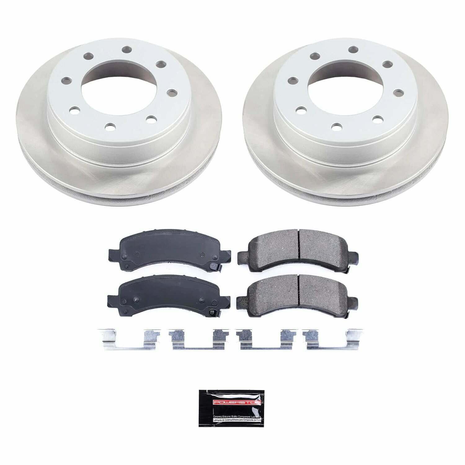 Power Stop 07-20 GMC Savana 3500 Rear Semi-Coated Rotor Kit - SC2039