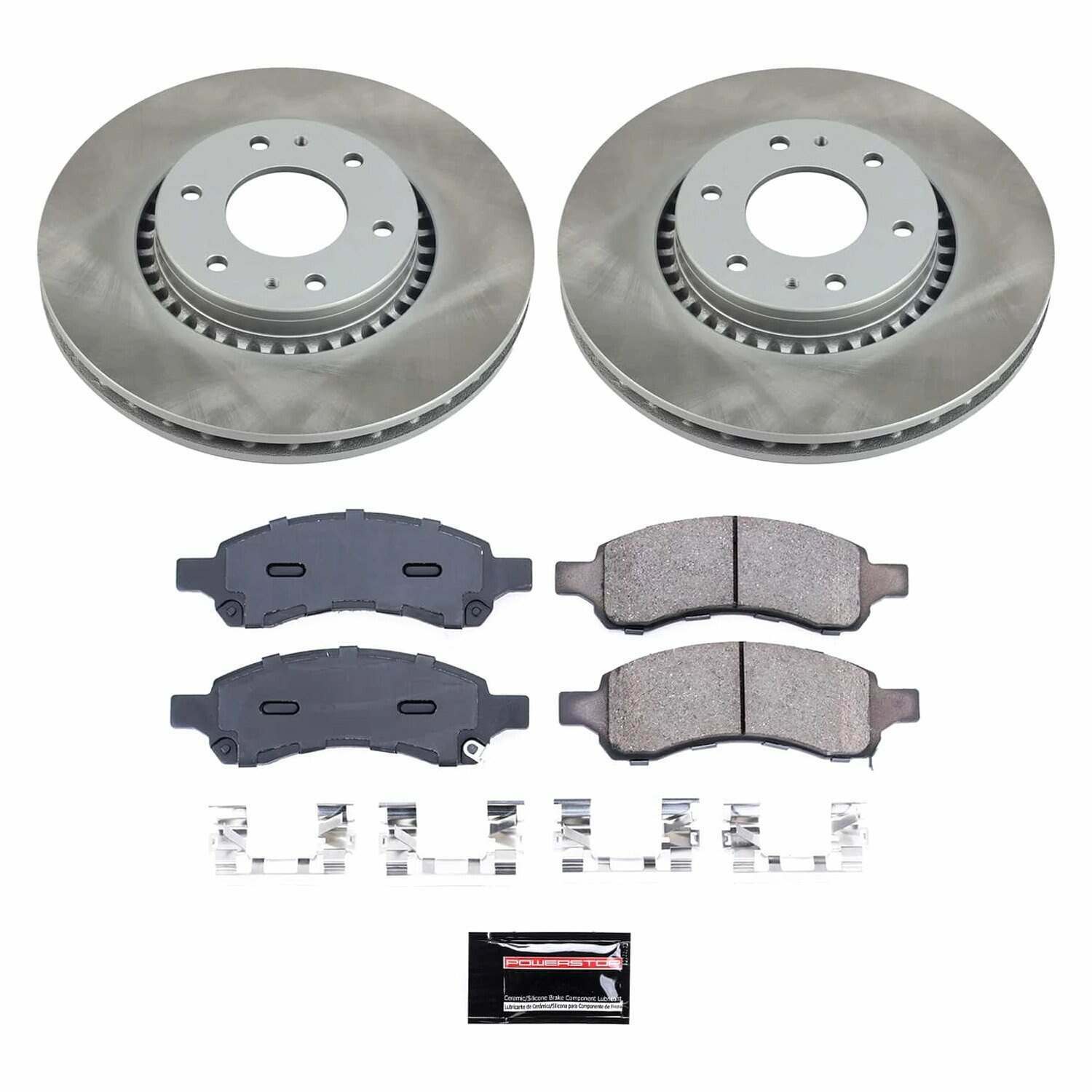 Power Stop 06-09 Saab 9-7x Front Semi-Coated Rotor Kit - SC2059