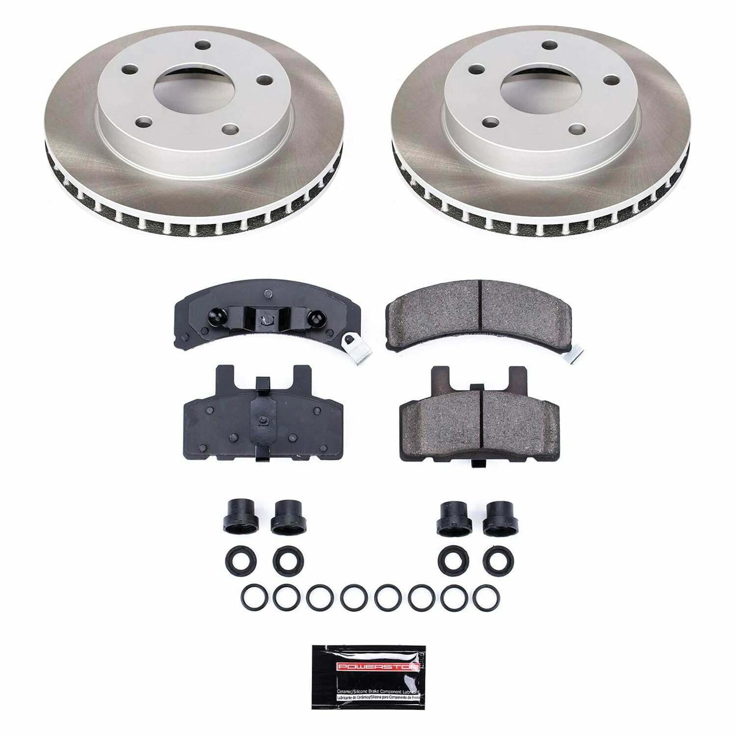 Power Stop 94-99 Dodge Ram 1500 Front Semi-Coated Rotor Kit - SC2126