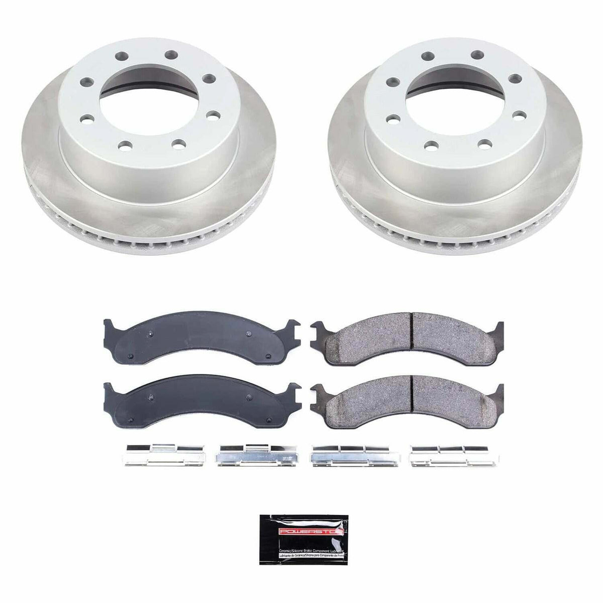 Power Stop 00-02 Dodge Ram 3500 Front Semi-Coated Rotor Kit - SC2156
