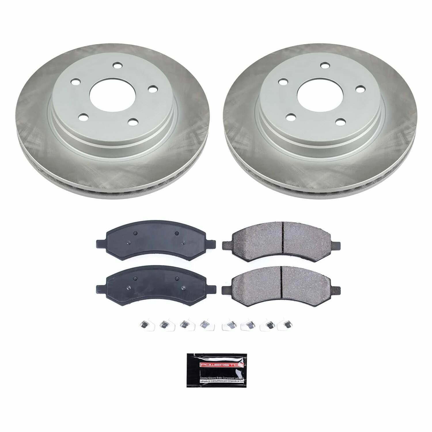 Power Stop 19-22 Ram 1500 Classic Front Semi-Coated Rotor Kit - SC2163