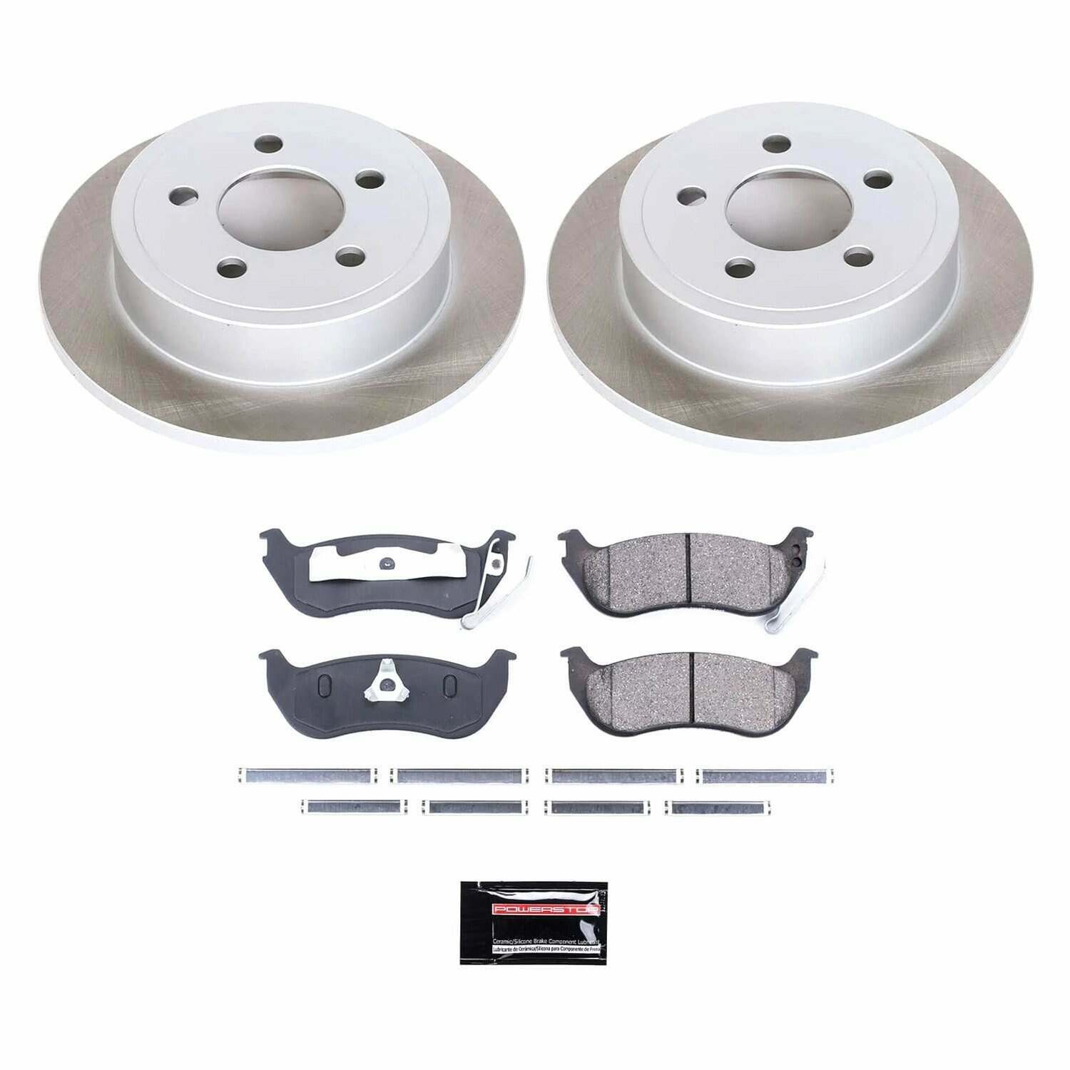 Power Stop 03-06 Jeep Wrangler Rear Semi-Coated Rotor Kit - SC2197