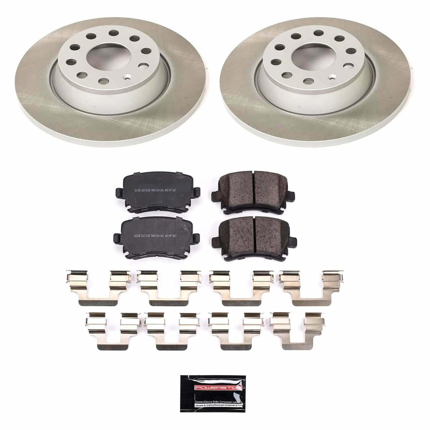 Power Stop 09-10 Volkswagen Tiguan Rear Semi-Coated Rotor Kit - SC2261