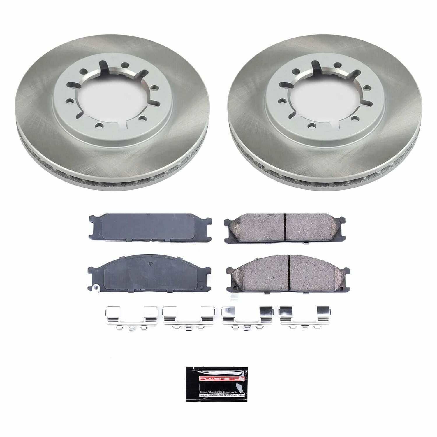 Power Stop 98-04 Nissan Frontier Front Semi-Coated Rotor Kit - SC2278